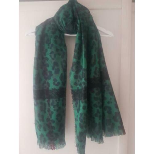 Sjaal Groen panter