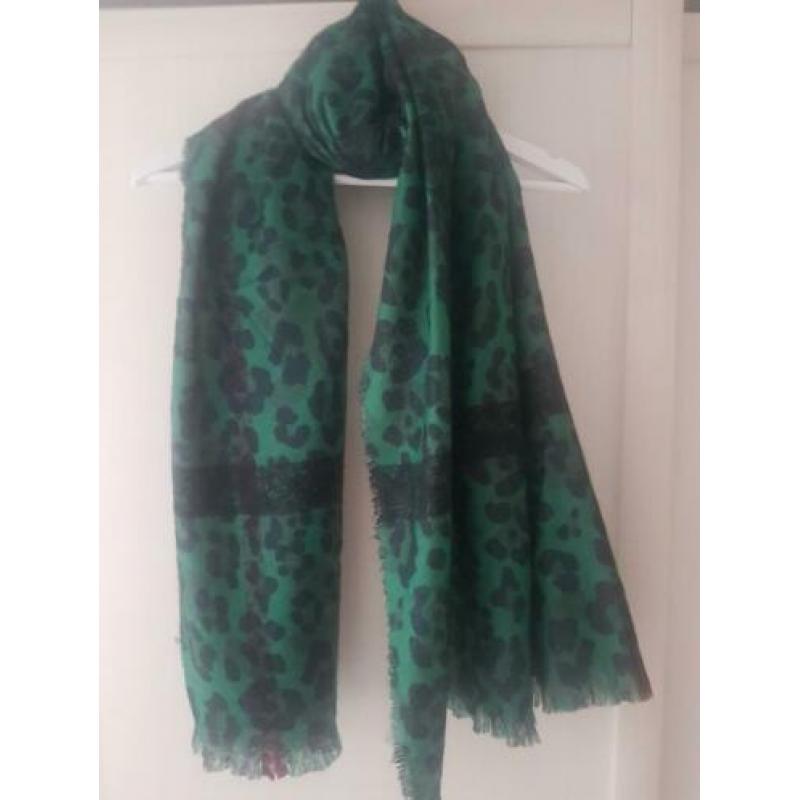 Sjaal Groen panter