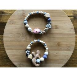 Speenkoord, speenketting, knuffelketting , bijtring