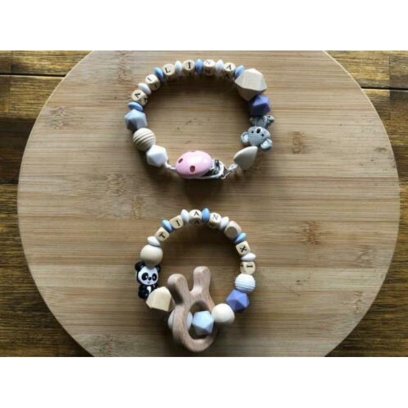 Speenkoord, speenketting, knuffelketting , bijtring