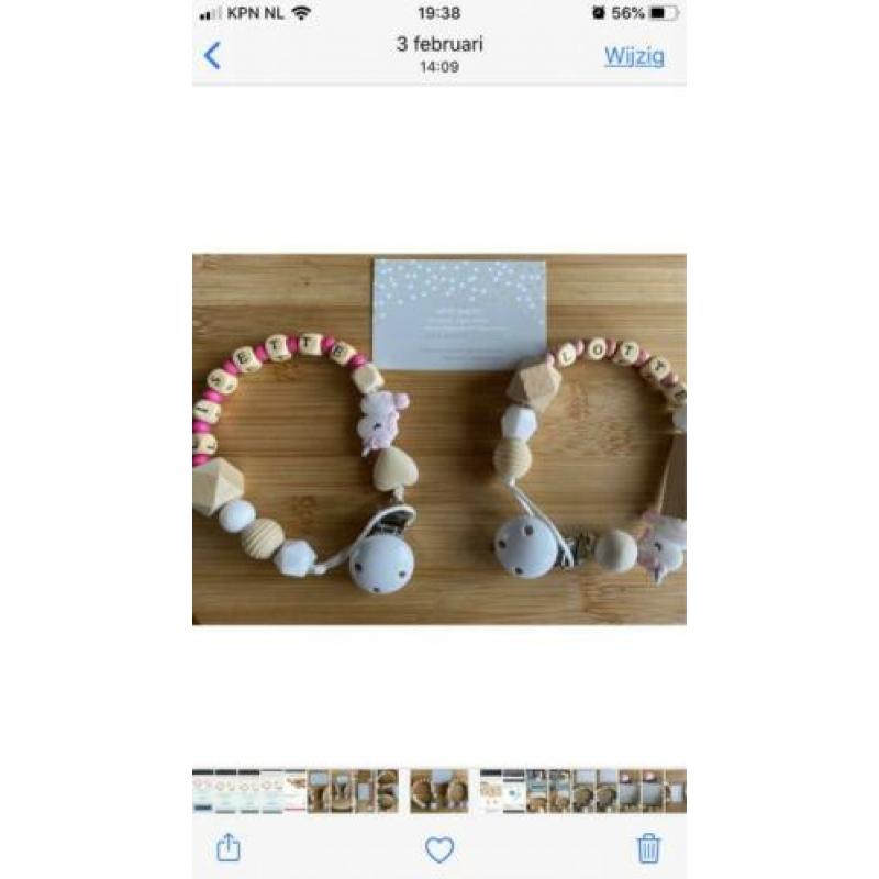 Speenkoord, speenketting, knuffelketting , bijtring