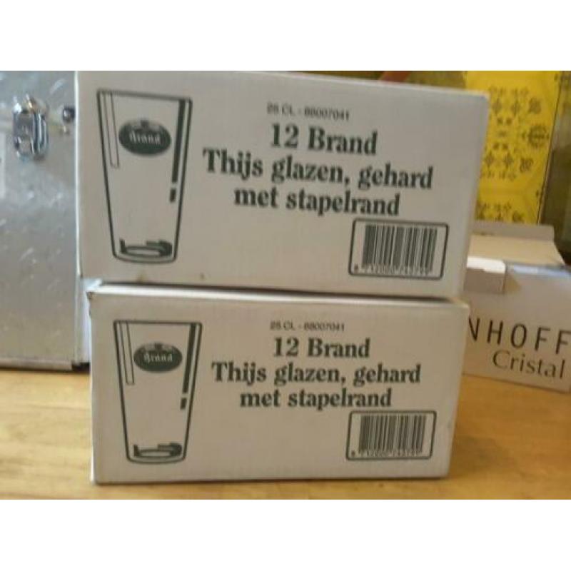 Brandbier stapelglazen