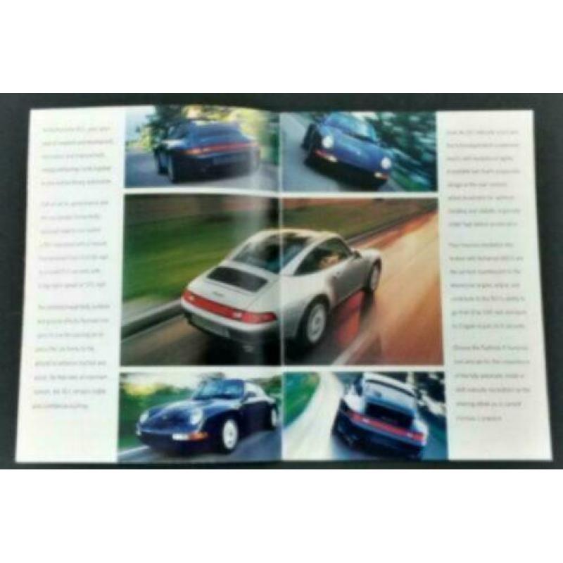 1996 Porsche Full Line Brochure USA