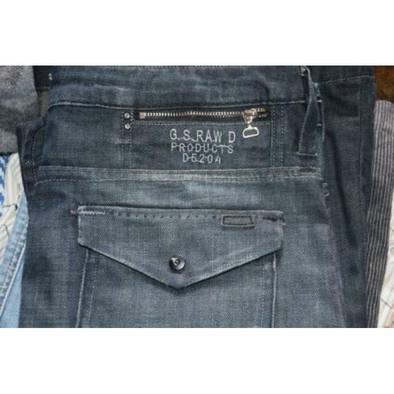 Mooie donkerblauwe denim rok G STAR, maat 29.