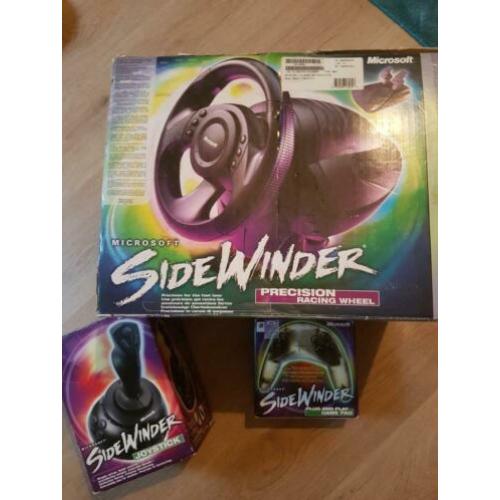 Racestuur pedalen joystick en gamepad