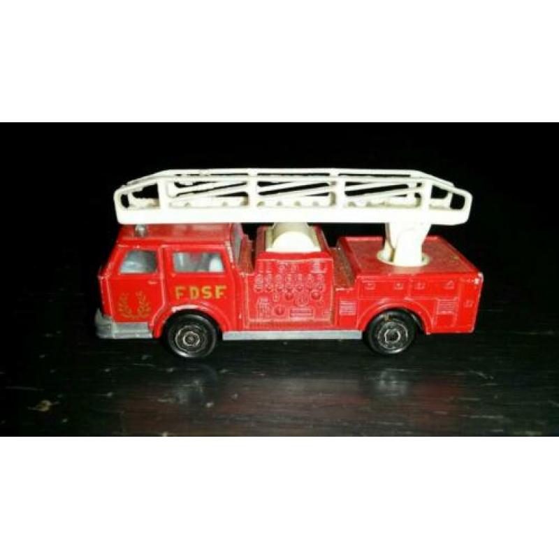 Majorette Pompier Fire Truck No 207 F.D.S.F. Thailand