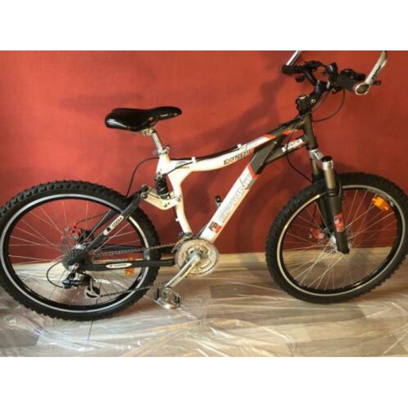 26 inch Sprint Extreme wit, zwart/grijs