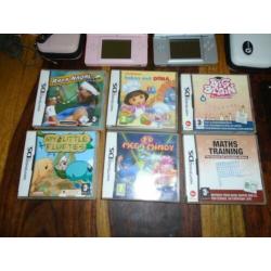 Nintendo ds lite + spellen