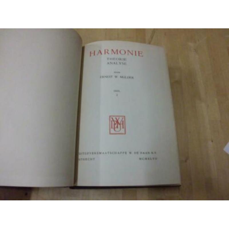 Harmonie door Ernest W. Mulder, beide delen