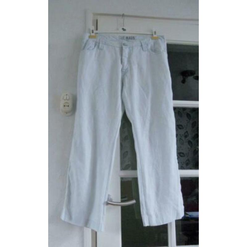 J.C. RAGS Heel Licht-Blauwe, Linnen Broek maat XXL= 44/46
