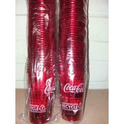 2 dozen COCA COLA plastic drinkbeker cup 0.25 L