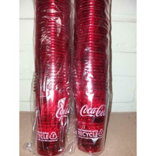 2 dozen COCA COLA plastic drinkbeker cup 0.25 L
