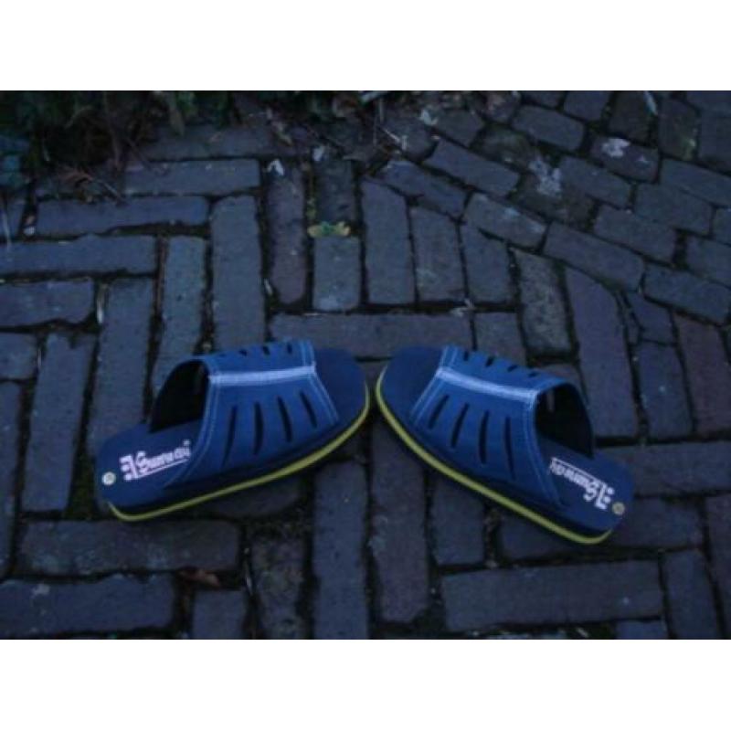 Gratis verzenden nieuwe sexy blauwe plateau slippers 38