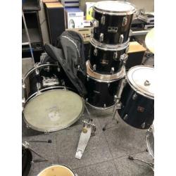 Drumstel, op knap trommels