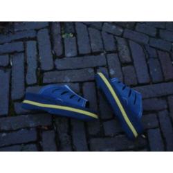 Gratis verzenden nieuwe sexy blauwe plateau slippers 38