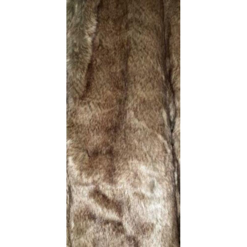 Bont jas bontjas bruin maat L/XL