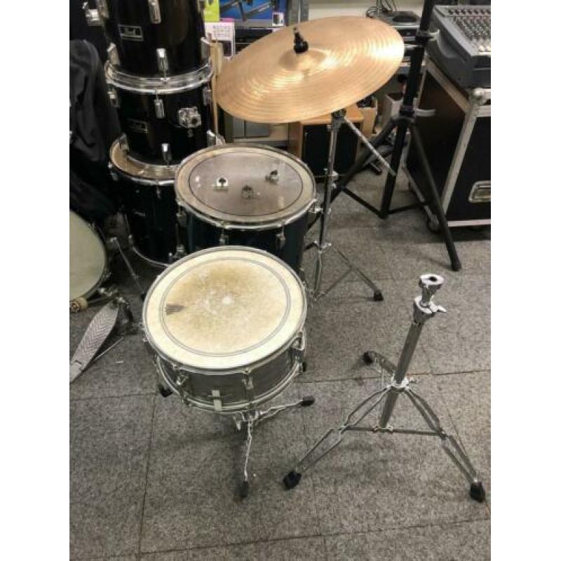 Drumstel, op knap trommels