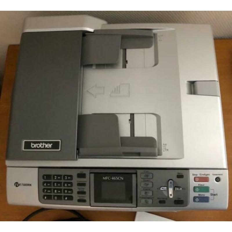 Goedwerkende Brother kleuren netwerkprinter MFC-465CN