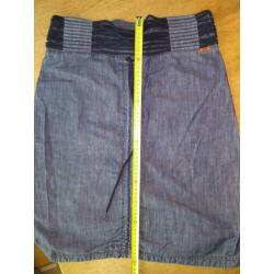 Jeans kokerrok pencil skirt van Object. Maat m.