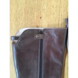 Donkerbruine leren Hush Puppies laarzen maat 37