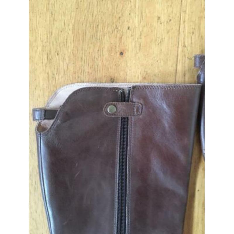Donkerbruine leren Hush Puppies laarzen maat 37