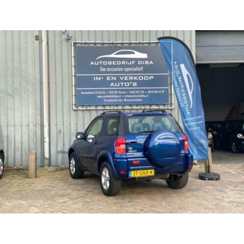 Toyota RAV4 2.0-16V VVT-i Luna 2002 Blauw Airco Leder NAP!