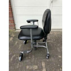 Zwarte Trippelstoel DOGE zgan