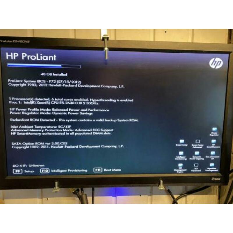 Hp proliant ML350P Gen 8 E5-2630