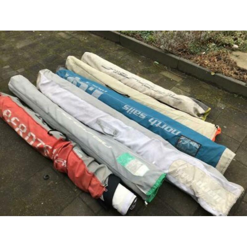 Slalom/race/storm zeilen. 6 stuks vanaf 50 euro!!!