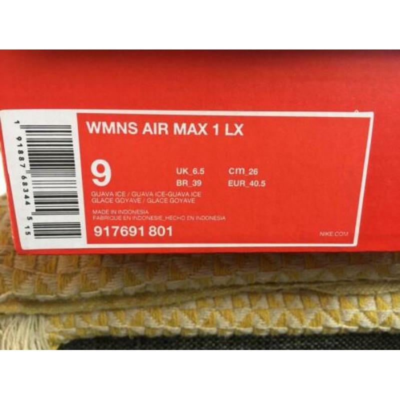 Nike air Max 1 LX guave ice 40,5 40.5 ds