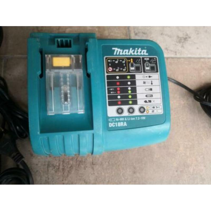 Makita DC18RA / DC18RC oplader / snellader voor 14.4v / 18v