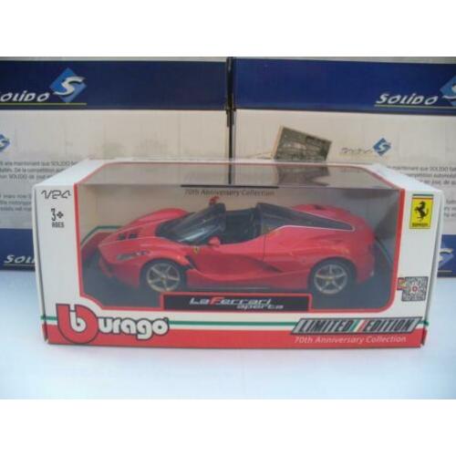 Bburago 1/24 Ferrari LaFerrari Aperta Rood