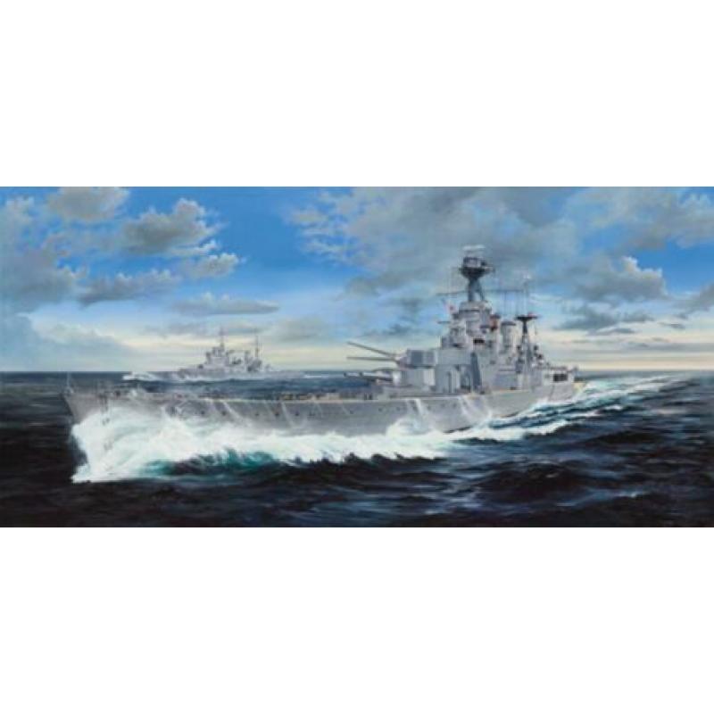 Trumpeter Battle Cruiser HMS Hood , schaal 1:200