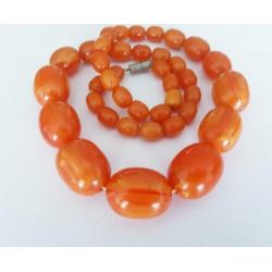 Oude Bakeliet ketting, ca. 1930 ,gewicht 90 gr