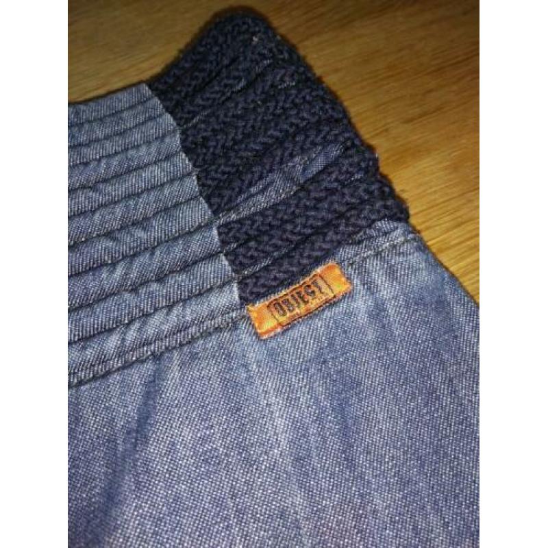 Jeans kokerrok pencil skirt van Object. Maat m.
