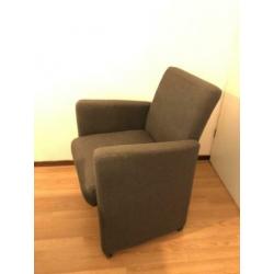 4 eetkamer stoelen antraciet