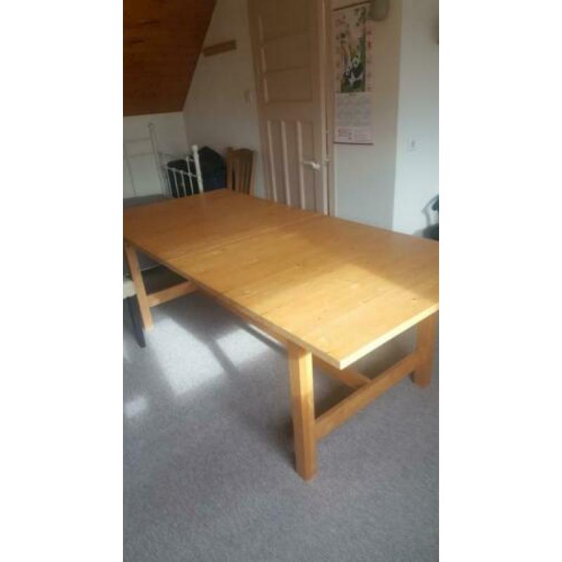 Massief houten eettafel - Uitschuifbaar