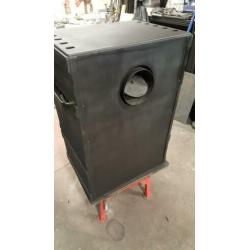 industriële houtkachel 8kw met nieuw glas