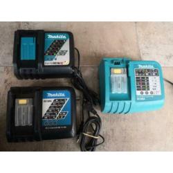 Makita DC18RA / DC18RC oplader / snellader voor 14.4v / 18v