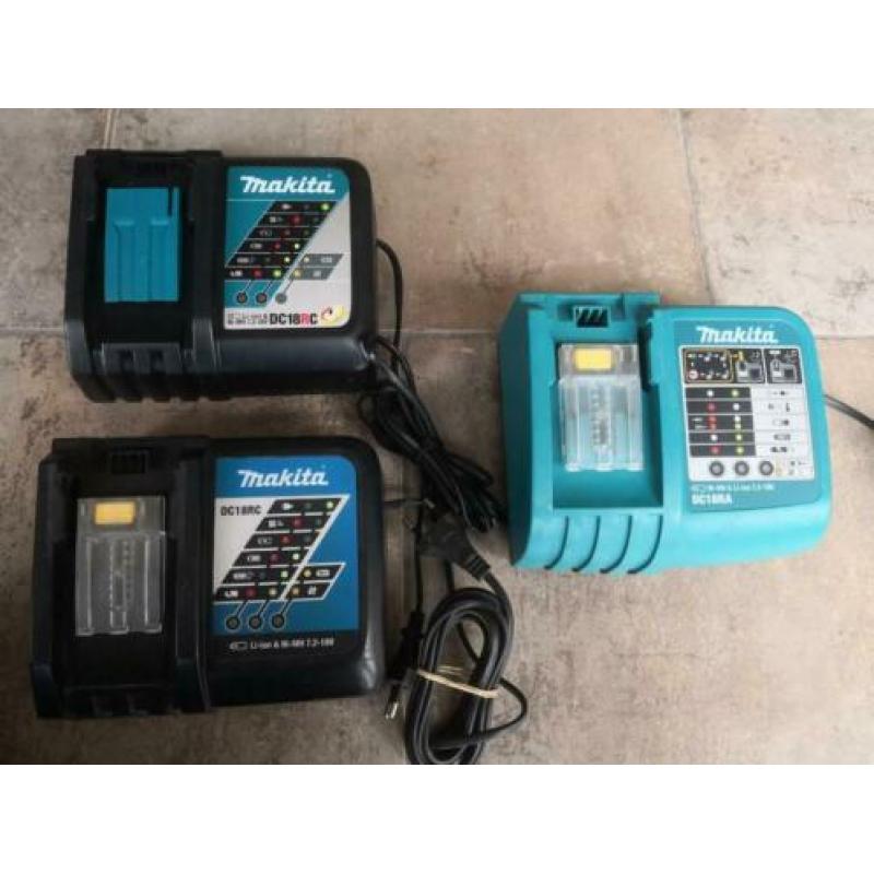 Makita DC18RA / DC18RC oplader / snellader voor 14.4v / 18v