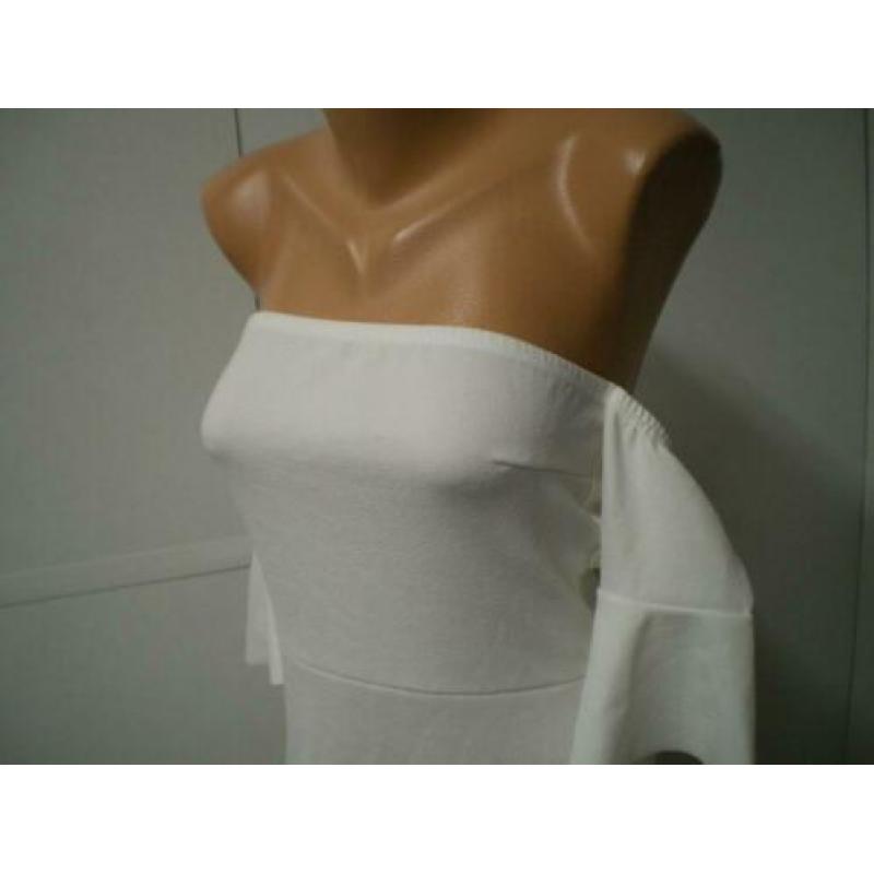 Nieuw Boohoo witte jurk maat M nr 118