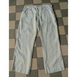 J.C. RAGS Heel Licht-Blauwe, Linnen Broek maat XXL= 44/46