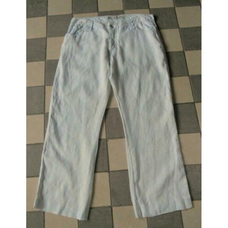 J.C. RAGS Heel Licht-Blauwe, Linnen Broek maat XXL= 44/46