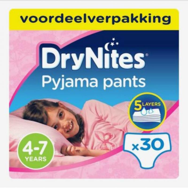 Huggies DryNites Pyjama Pants (4-7 jaars) - Nachtbroekjes