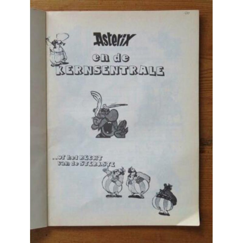 Asterix De Kernsentrale (illegale uitgave 1979)