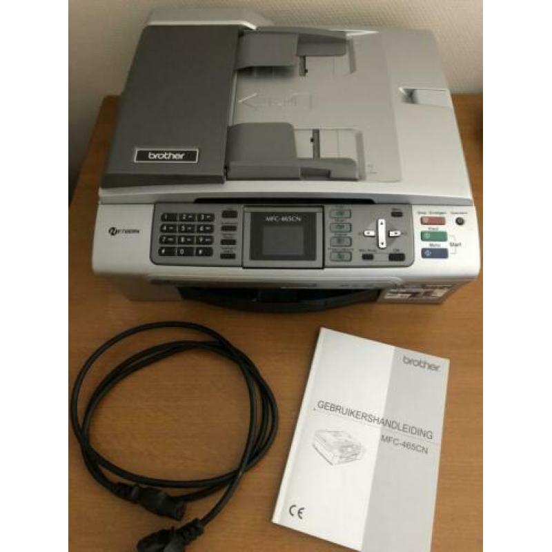 Goedwerkende Brother kleuren netwerkprinter MFC-465CN