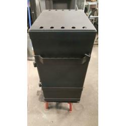 industriële houtkachel 8kw met nieuw glas