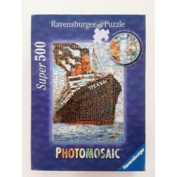 Ravensburger Photomosaic puzzel Titanic 500 stukjes