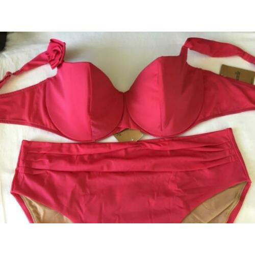Nieuw CHANTELLE 75D luxe BIKINI voorgev 38 hoog roze D 75