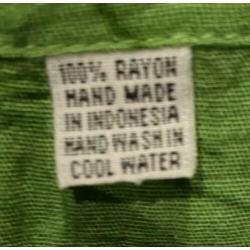 groen super wijde tuniek one size fits most